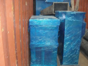 boiler spare parts in container